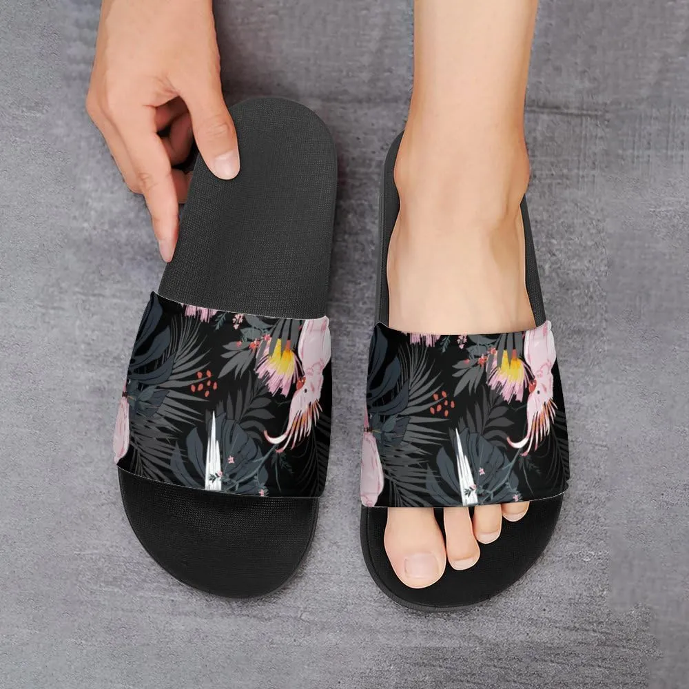 Unisex Slides for Women Men, Comfortable Slippers Slides, Non-slip Shower Shoes House Fashion Thick for Indoor & Outdoor（23062604）