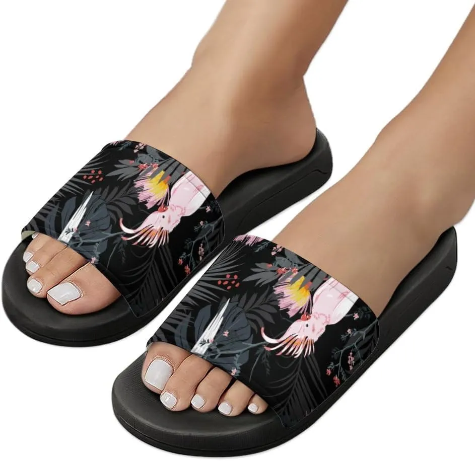 Unisex Slides for Women Men, Comfortable Slippers Slides, Non-slip Shower Shoes House Fashion Thick for Indoor & Outdoor（23062604）
