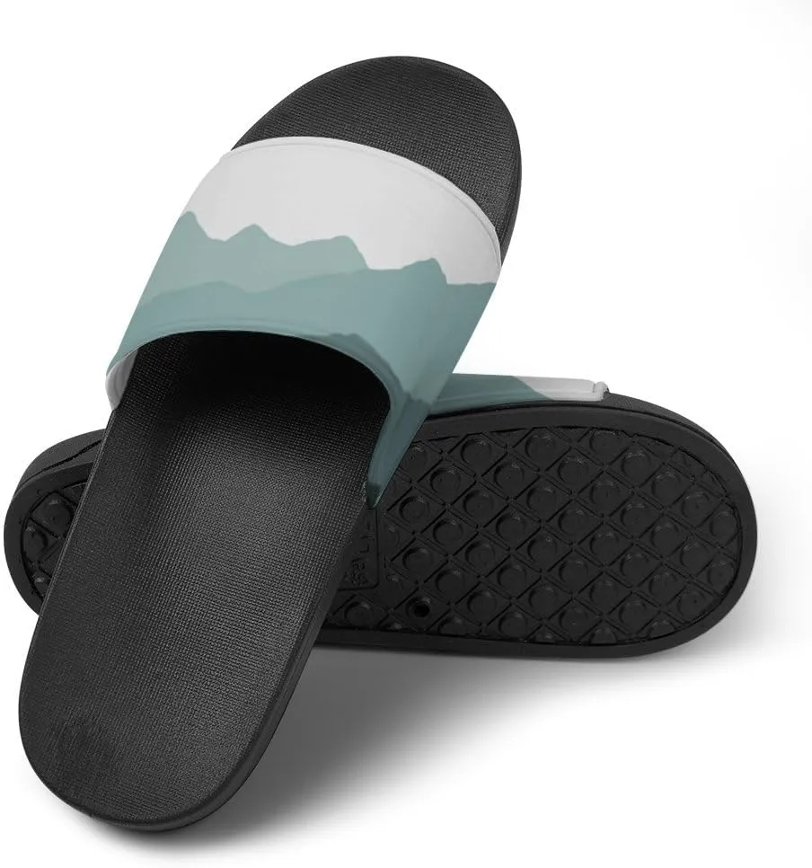 Unisex Slides for Women Men, Comfortable Slippers Slides, Non-slip Shower Shoes House Fashion Thick for Indoor & Outdoor（23062605）
