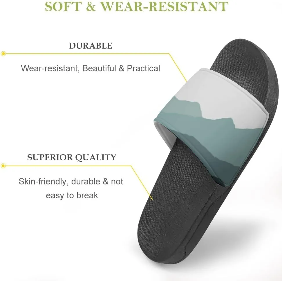 Unisex Slides for Women Men, Comfortable Slippers Slides, Non-slip Shower Shoes House Fashion Thick for Indoor & Outdoor（23062605）
