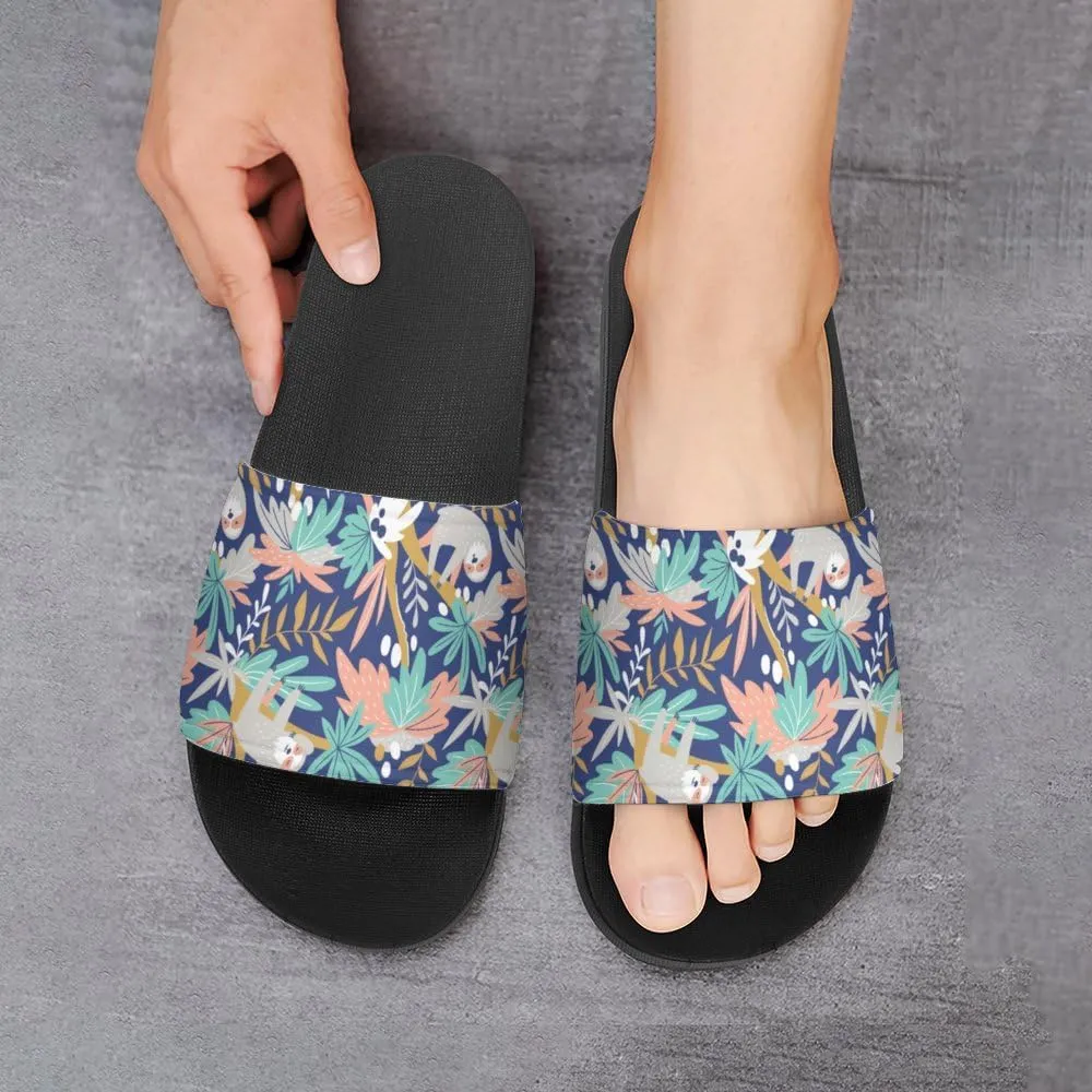 Unisex Slides for Women Men, Comfortable Slippers Slides, Non-slip Shower Shoes House Fashion Thick for Indoor & Outdoor（23072005）