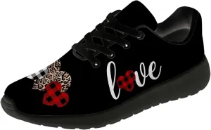 Valentines Day Shoes for Women Running Shoes Valentine Sneakers Tennis Shoes Gifts for Women Men Wife Girlfriend