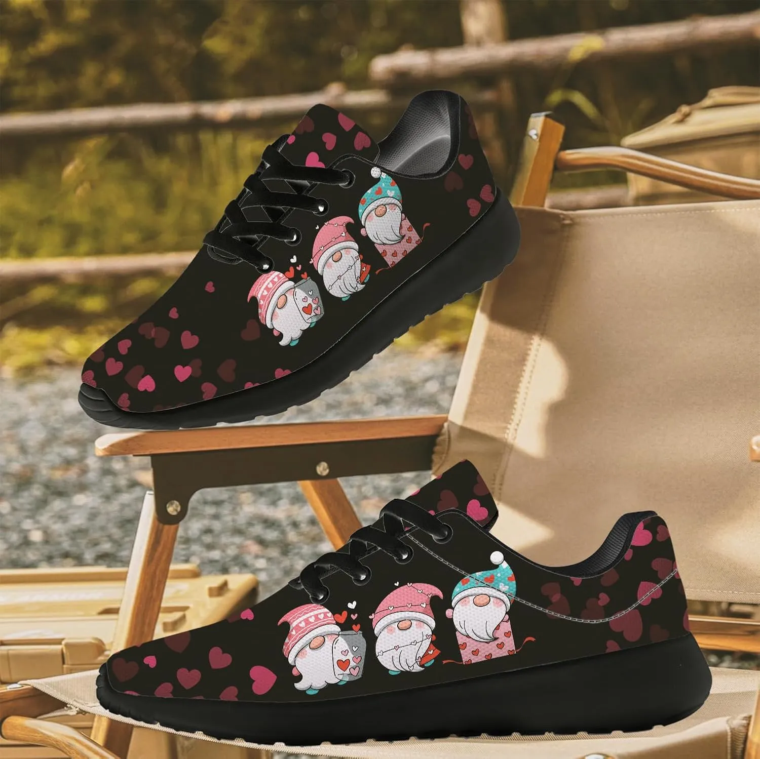 Valentines Day Shoes for Women Running Shoes Valentine Sneakers Tennis Shoes Gifts for Women Men Wife Girlfriend