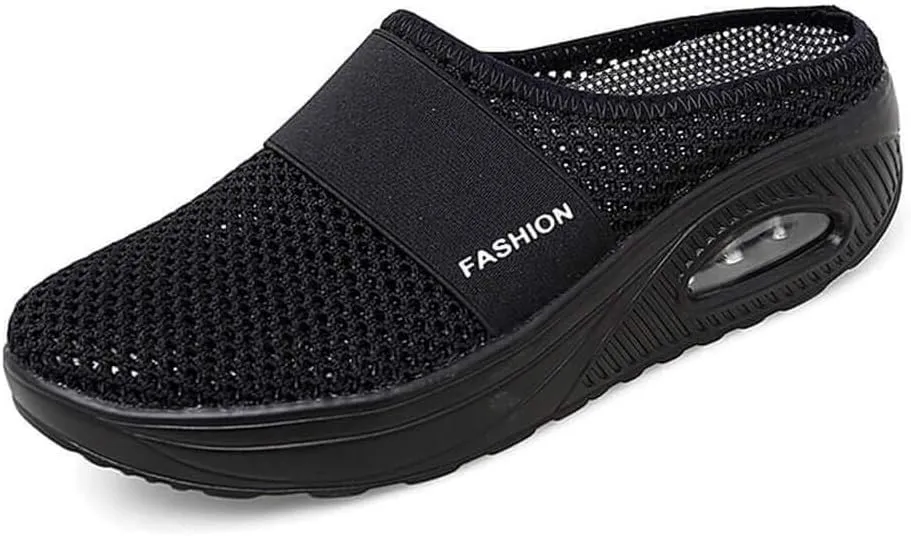 VARSKARC Women's Summer Spring Breathable Slip-on Leisure Sneakers Outdoor Slippers