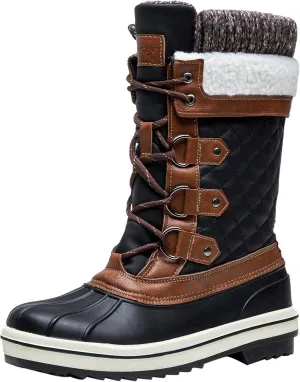 Vepose Women's 972A Eve Waterproof Winter Snow Boots Warm Faux Fur Insulated Boots