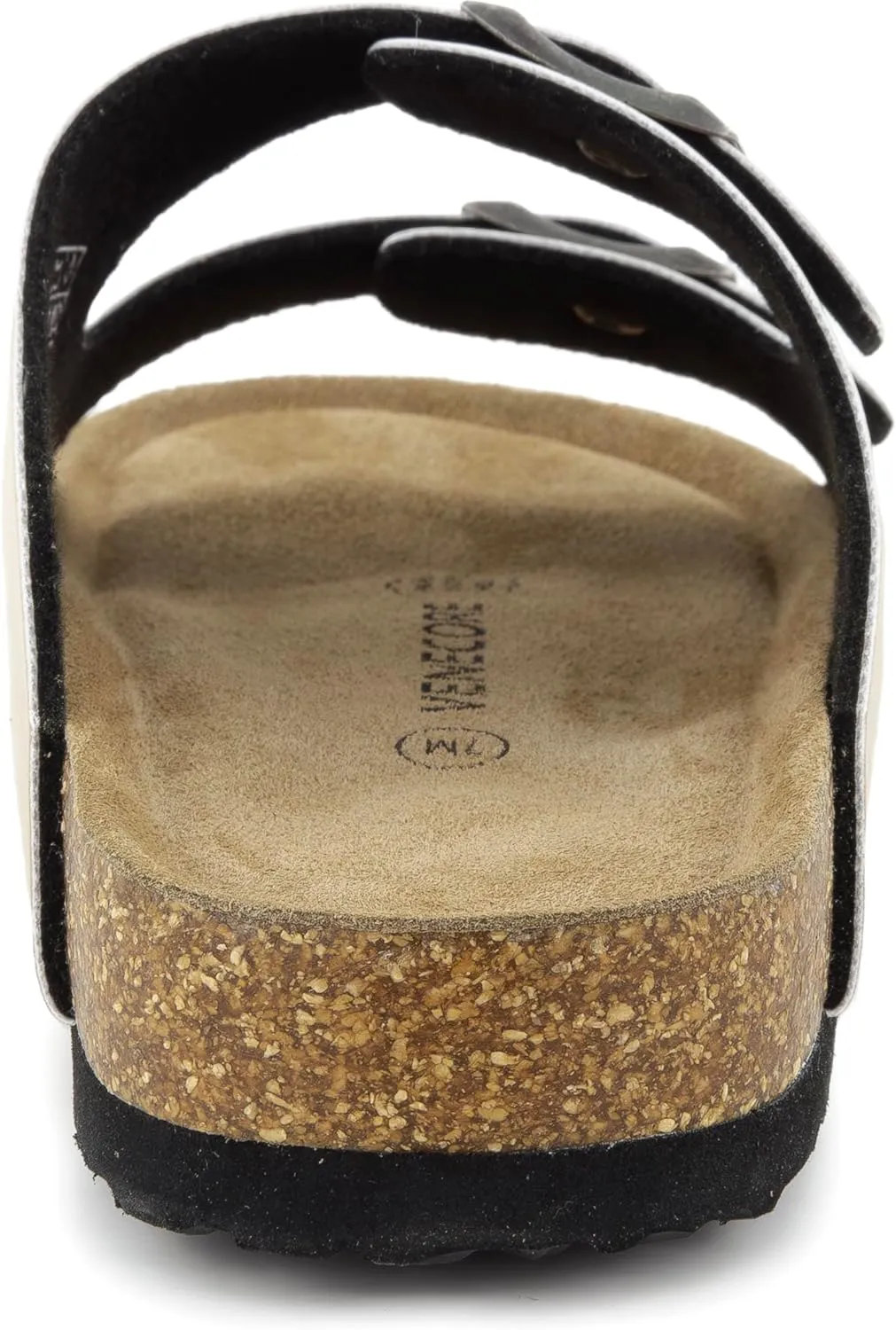 Verano Cork Sandals for Women – Cork Double Strap Sandals Women’s Summer Shoes – Comfortable Slide Sandals