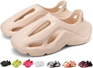 vioxthak Foam Runner Sneakers Cloud Slides Pillow Sandals Sports Shoes Non-Slip Lightweight Walking Shoes fashion outdoor indoor Summer Beach Sandals for Women Men