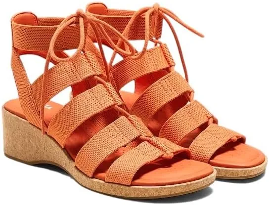 VIVAIA Heidi Round Toe Summer all-match Strap Wedge Sandals