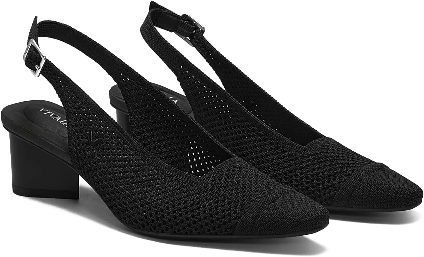 VIVAIA Leah Pro Pointed-Toe Slingback Sandals for women droplet-shaped heel adjustable Strap Party Dress Shoes