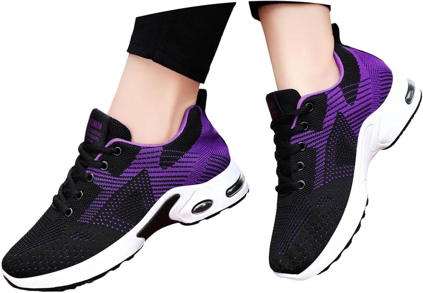 Walking Shoes Women Slip On Air Cushion Running Sneakers Lightweight Mesh Breathable Comfort Casual Athletic Shoes