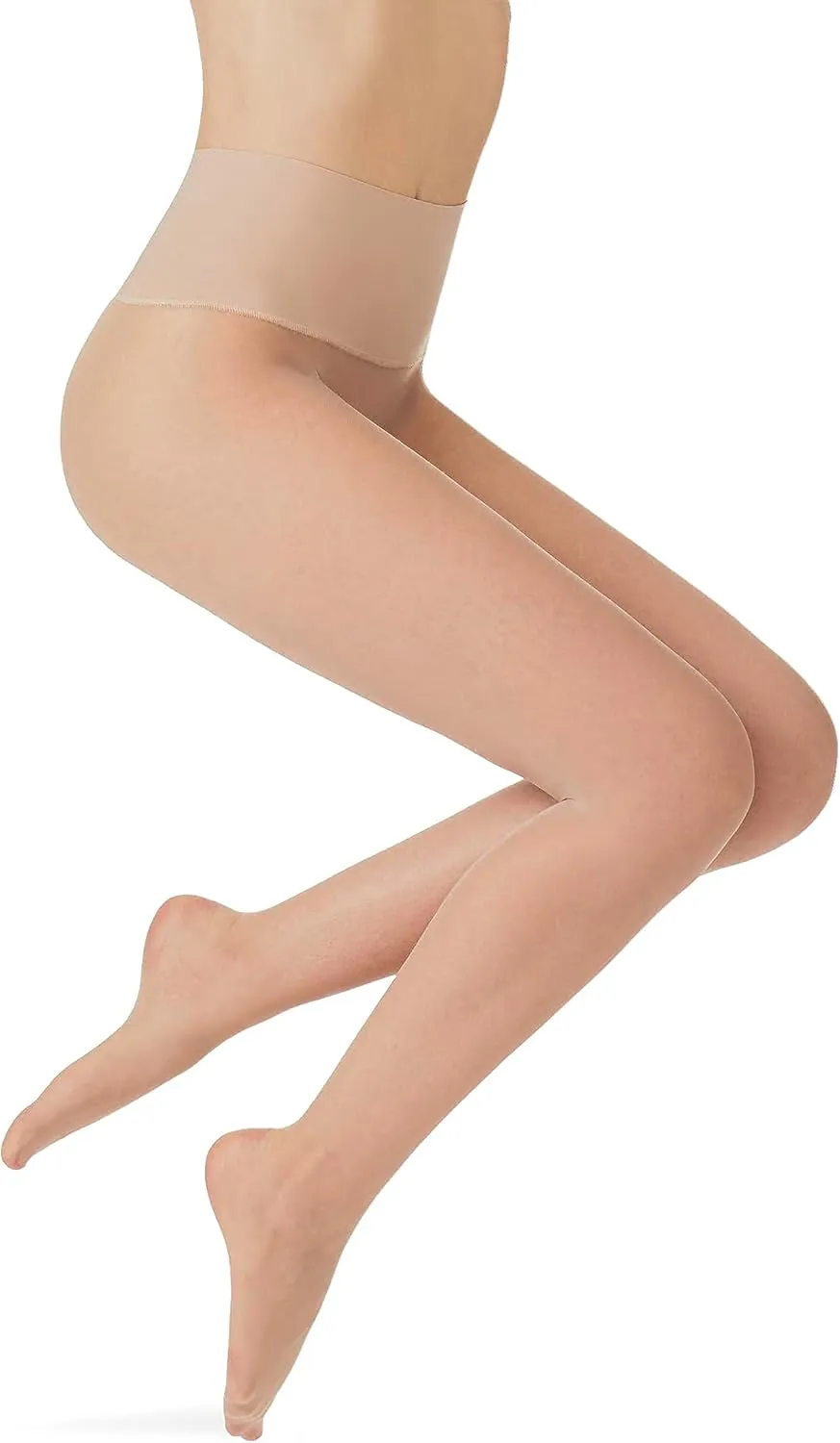 Warner's Women's No Muffin Top Tights - Seamless Sheer Run Resistant Tights