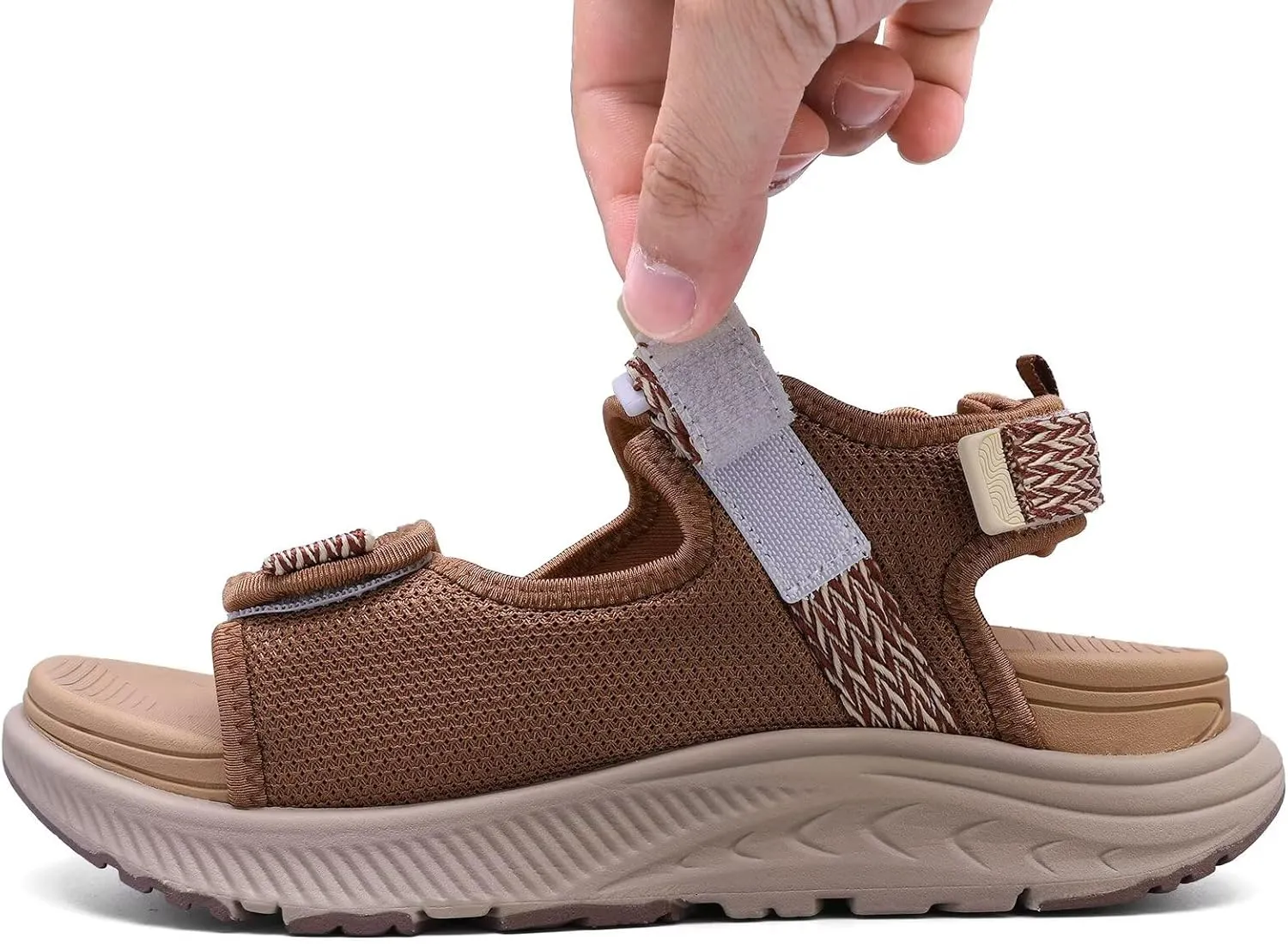 WateLves Womens Orthopedic Walking Sandals Summer Casual Outdoor Hiking Water Platform Sandals with Adjustable Strap Comfortable Plantar Fasciitis Arch Support