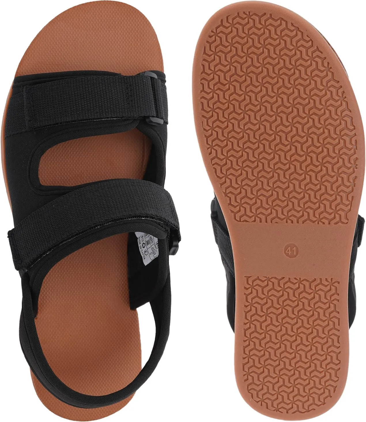 WHITIN Men's Barefoot Sandals | Adjustable Fit | Lightweight & Travel-friendly