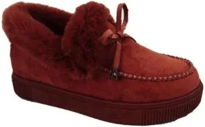Winter Boots For Women Fashion Snow Boots Slip on Warm Comfortable Outdoor Fur Lined Ankle Booties Thickening Loafers Shoes