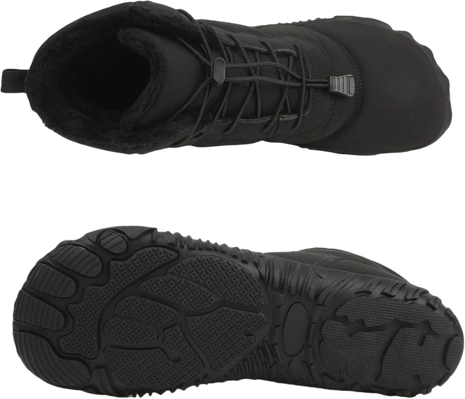 Winter Snow Boots for Women & Men | Minimalist Winter Snow Boots Barefoot | Warm Ankle Booties | Zero Drop Sole | Wide Toe Box | Slip on Sneakers | Waterproof Fur Lining Warm Snow Ankle Boots