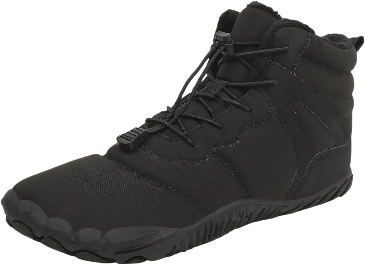 Winter Snow Boots for Women & Men | Minimalist Winter Snow Boots Barefoot | Warm Ankle Booties | Zero Drop Sole | Wide Toe Box | Slip on Sneakers | Waterproof Fur Lining Warm Snow Ankle Boots