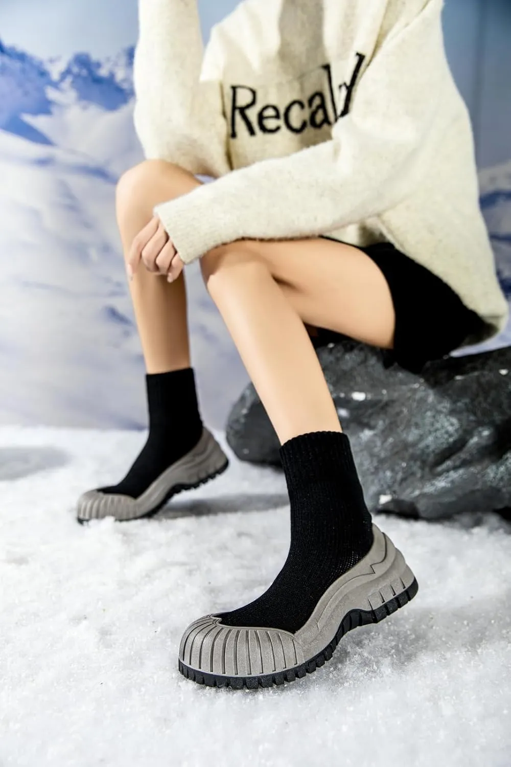 Winter Snow Boots Hiking Boots Waterproof Anti-Slip Warm Fur Lined Fur Lined Comfortable Shoes For Men And Women