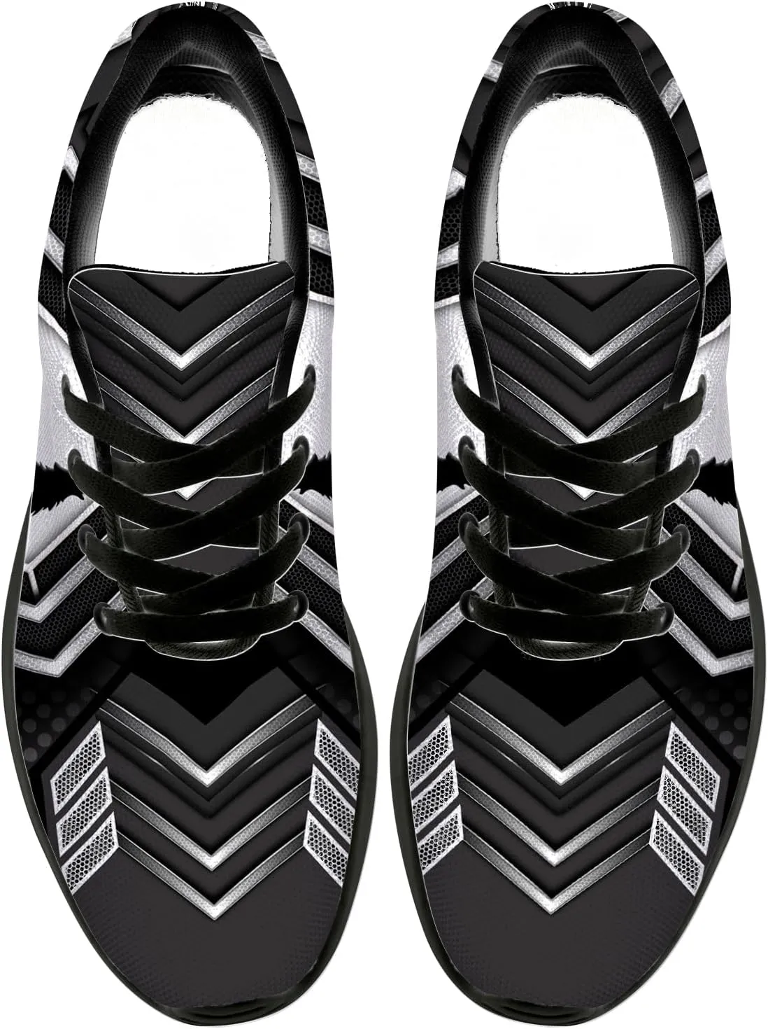 Wolf Shoes for Men Women Running Shoes Walking Sneakers Black Tennis Shoes Gifts for Women Men