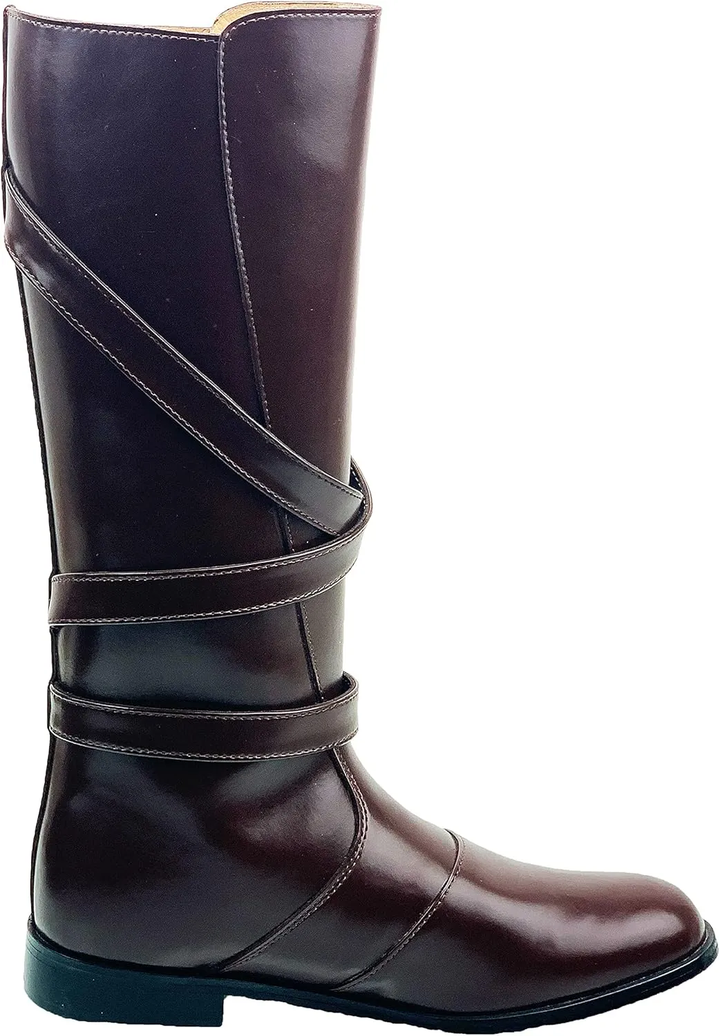 Women Ladies Gardena Fashion Stylish Motorcycle Riding Leather Tall Knee High Boots Brown