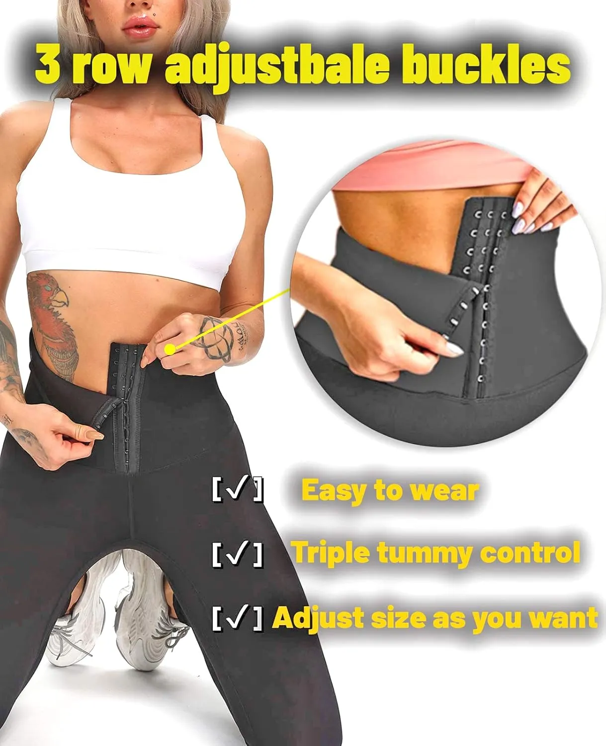 Women Scrunch Butt Lifting Workout Leggings High Waisted Tummy Compression Seamless Yoga Pants Gym Athletic Tights