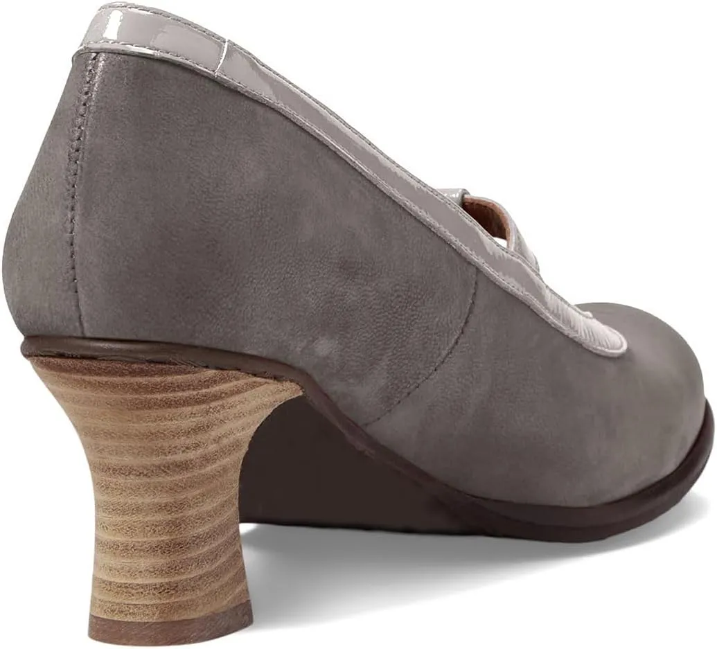 Women Vintage Low Kitten Heel Mary Jane Pumps Shoes Round Closed Toe Ankle T-Strap Dress Sandals 2" Stacked Heels Penny Loafers Buckle Nubuck Suede Work Office Fashion Dressy 4-11 M US