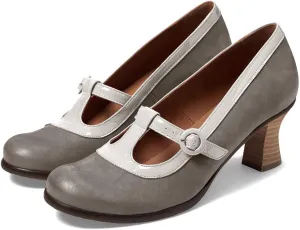 Women Vintage Low Kitten Heel Mary Jane Pumps Shoes Round Closed Toe Ankle T-Strap Dress Sandals 2" Stacked Heels Penny Loafers Buckle Nubuck Suede Work Office Fashion Dressy 4-11 M US