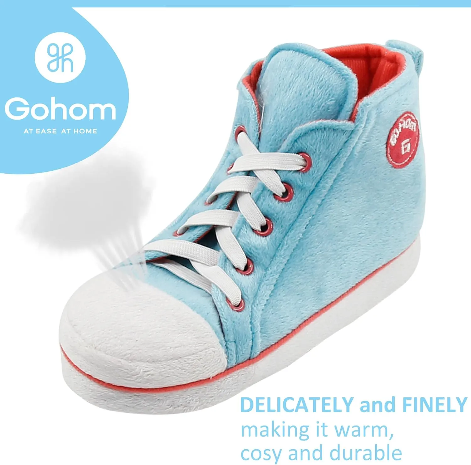 Women Warm Indoor Slipper Boots Women's Winter Anti-Slip Ankle Booties Slip On Fur Lined House Shoe