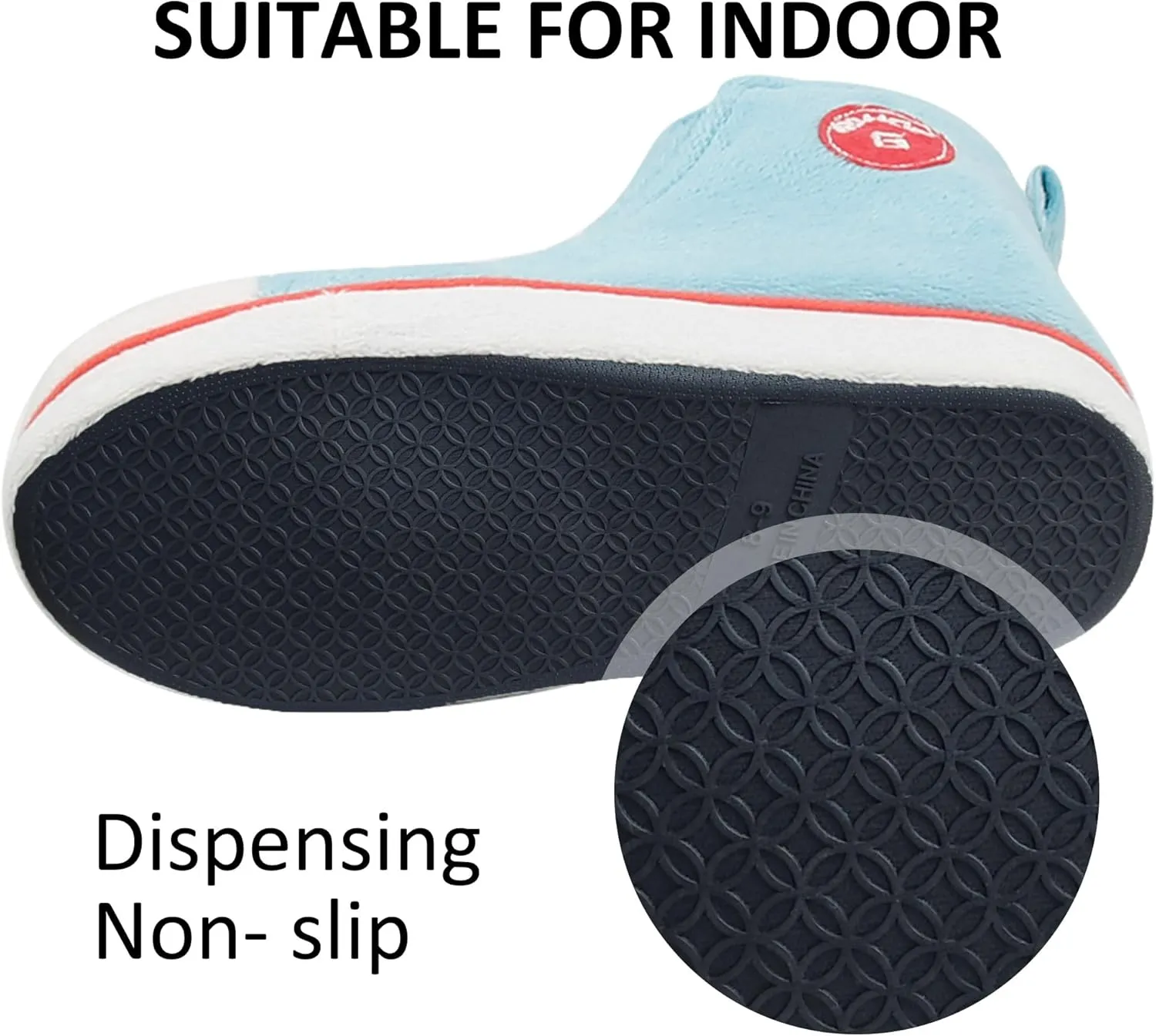 Women Warm Indoor Slipper Boots Women's Winter Anti-Slip Ankle Booties Slip On Fur Lined House Shoe