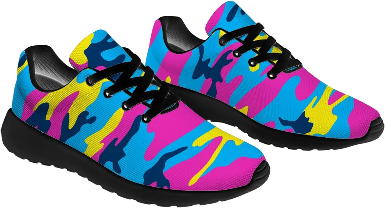 Women's Camouflage Shoes Mens Running Shoes Camouflage Sneakers for Women Tennis Shoes Gifts for Women Men
