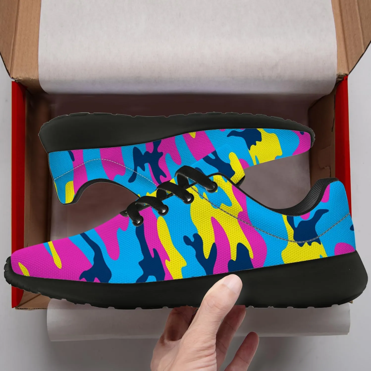 Women's Camouflage Shoes Mens Running Shoes Camouflage Sneakers for Women Tennis Shoes Gifts for Women Men