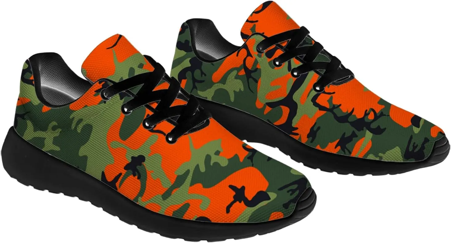 Women's Camouflage Shoes Mens Running Shoes Camouflage Sneakers for Women Tennis Shoes Gifts for Women Men