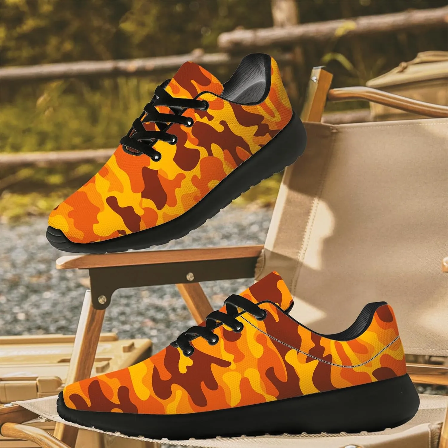 Women's Camouflage Shoes Mens Running Shoes Camouflage Sneakers for Women Tennis Shoes Gifts for Women Men