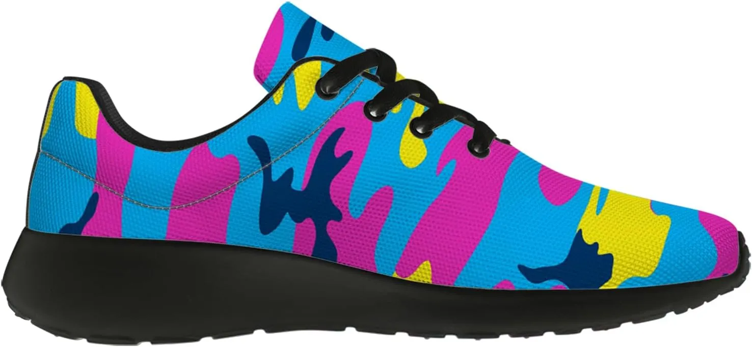 Women's Camouflage Shoes Mens Running Shoes Camouflage Sneakers for Women Tennis Shoes Gifts for Women Men