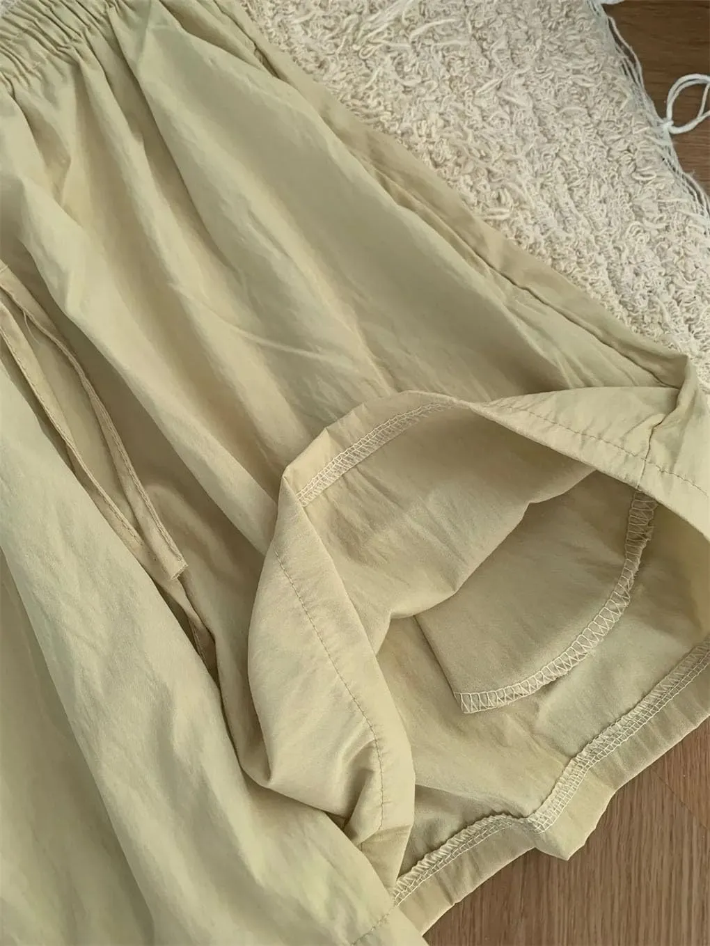 Women's Loose Thin Casual Shorts Cotton and Linen High Waist Slim Fit All-Match Shorts