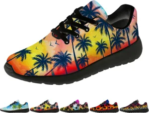 Women's Men's Running Shoes Palm Tree Sneakers Tennis Shoes Gifts for Women Men