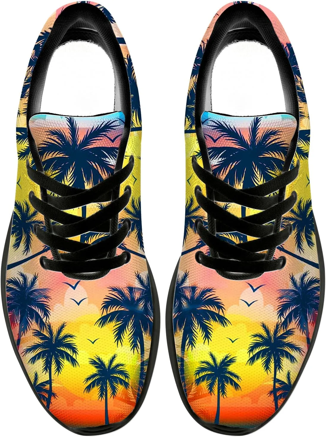 Women's Men's Running Shoes Palm Tree Sneakers Tennis Shoes Gifts for Women Men