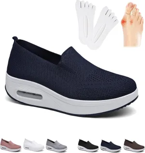 Women's Orthopedic Sneakers, Slip-On Light Air Cushion Orthopedic Sneakers, Womens Orthopedic Sneakers, 2023 New Women's Stylish Breathable Orthopedic Sneakers