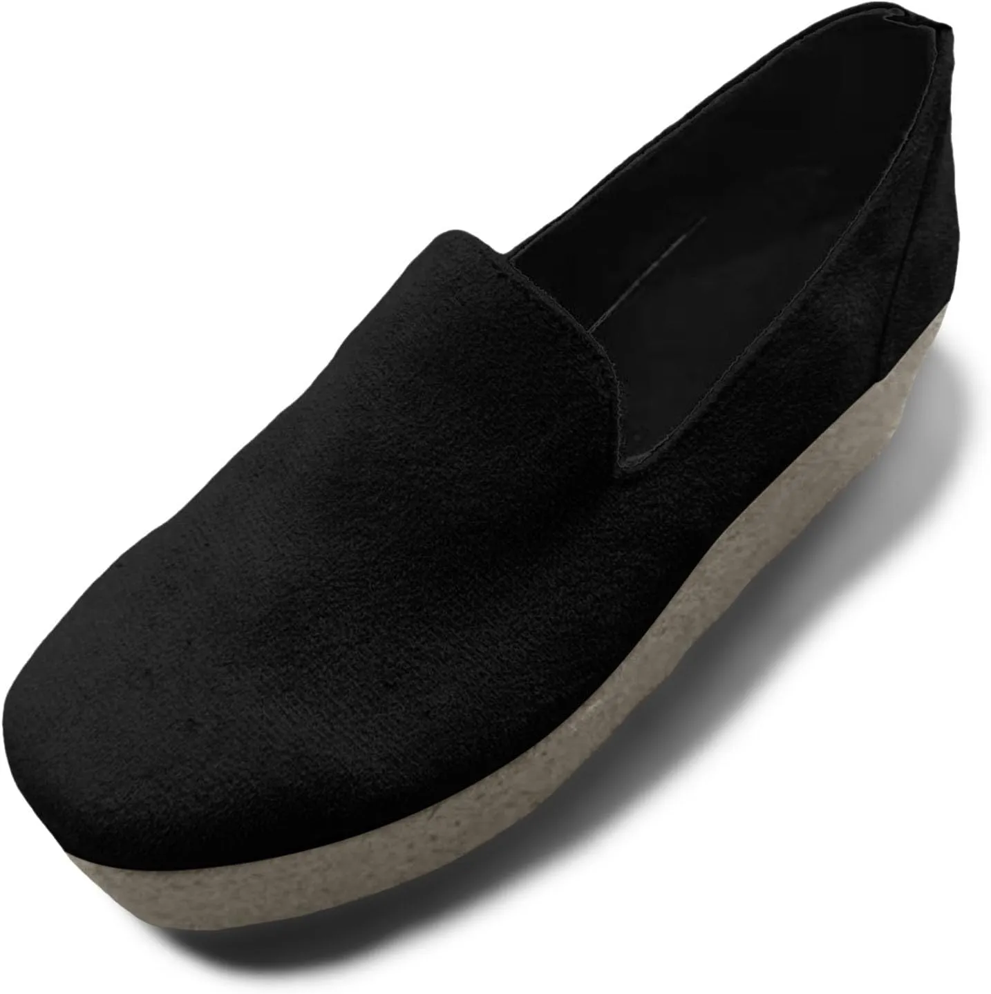 Women'S Running Shoes Platform Fashion Sneakers For Women Casual Flats Slip On Loafers Mid Heels Walking Shoes