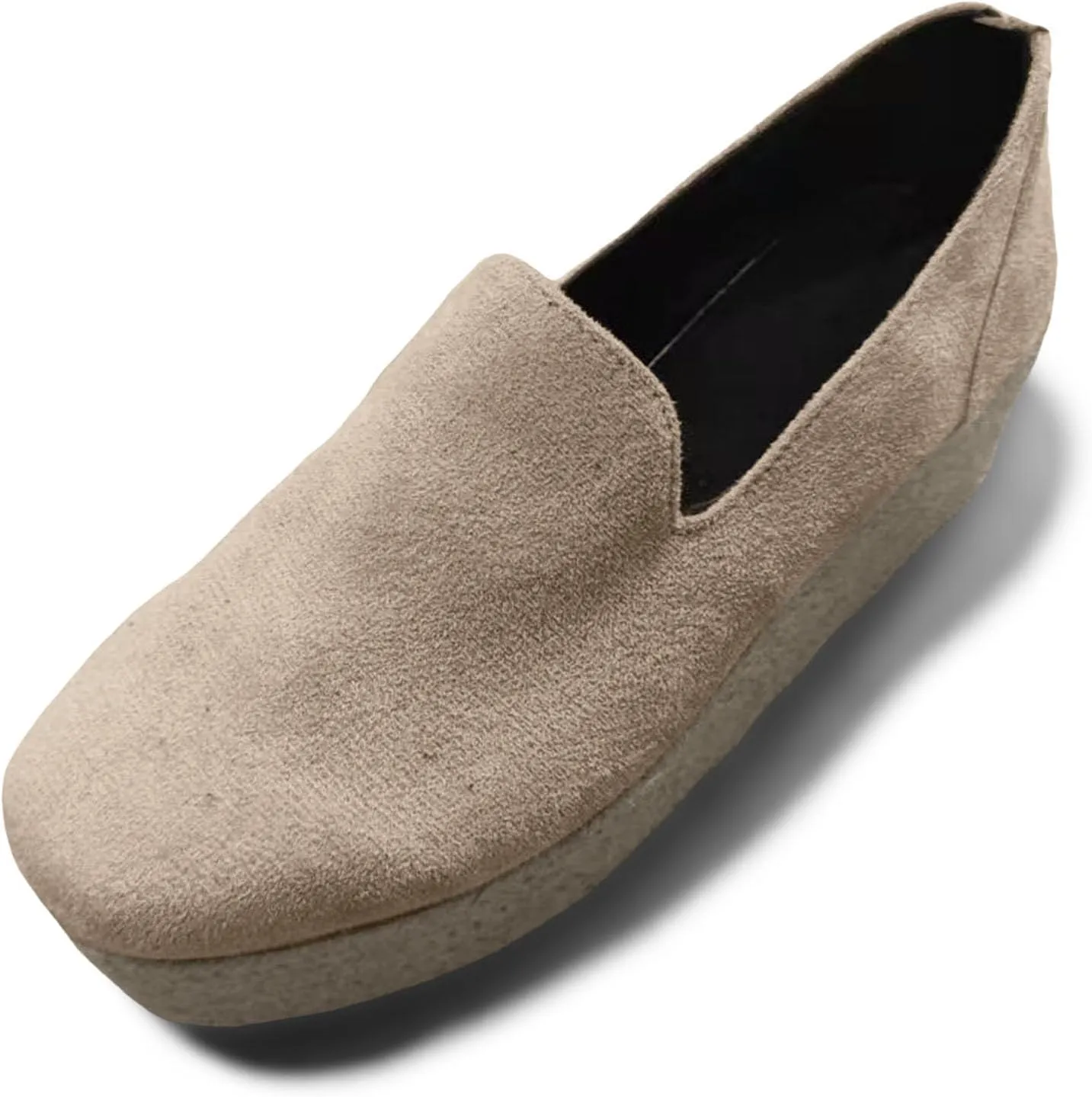 Women'S Running Shoes Platform Fashion Sneakers For Women Casual Flats Slip On Loafers Mid Heels Walking Shoes