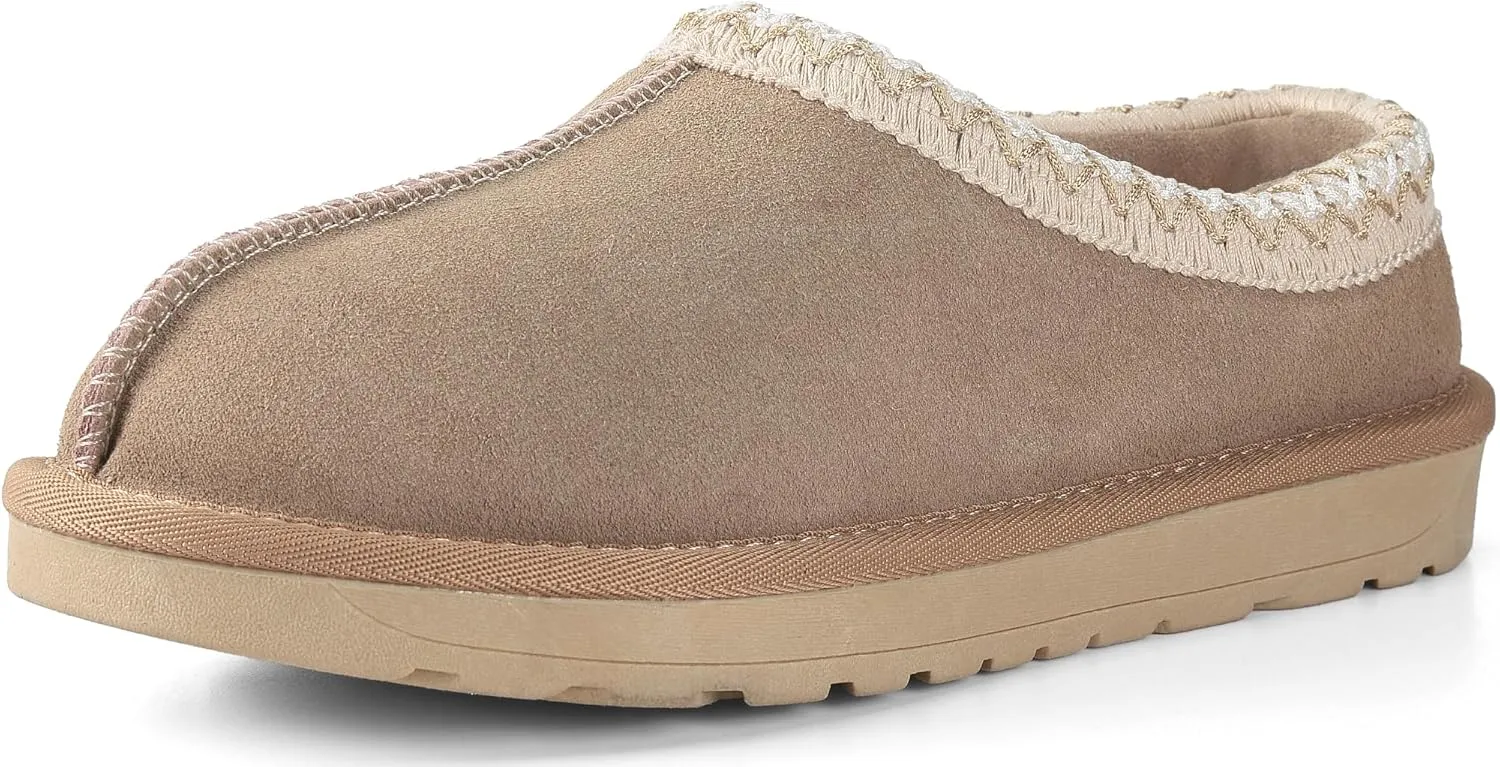 Women's Slipper Platform Mini Boots Indoor Slippers Slip on Fur Fleece Lined Suede Comfy Fur Fleece Lined Short Ankle Boots