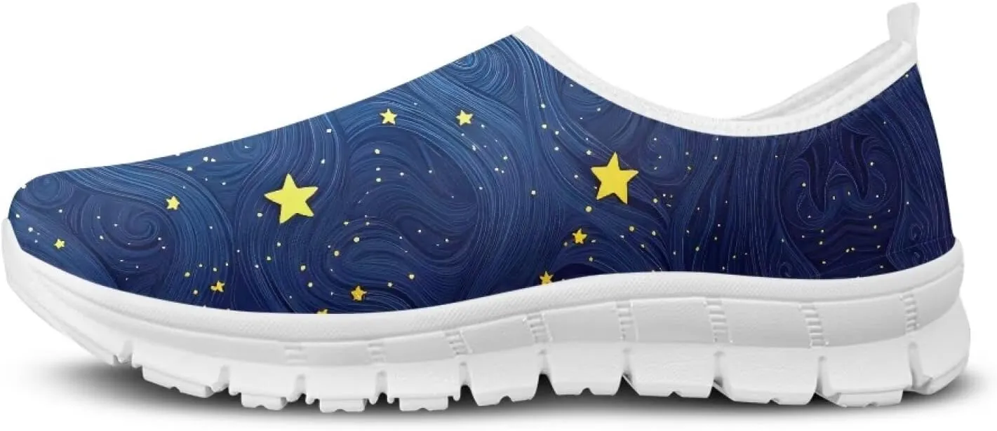 Women's Sneakers Casual Low-Top Slip-On Sport Sneakers Breathable Outdoor Comfortable Lightweight Walking Shoes for Teen Girls US 5.5-11.5
