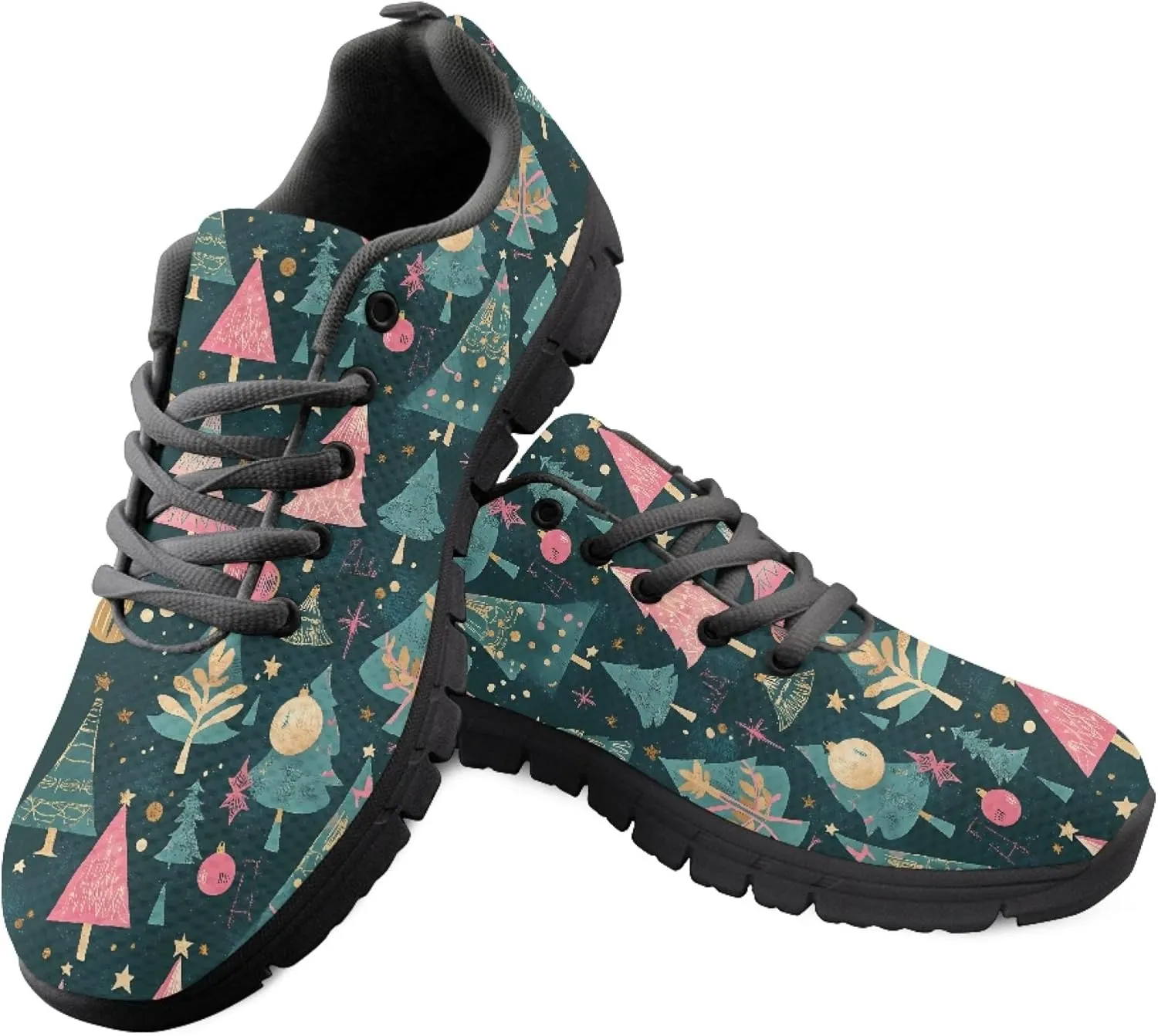 Womens Sports Tennis Shoes Running Causal Shoe Teen Girls Outdoor Travel Sneakers Walking Low Heel Lace up Breathable Lightweight
