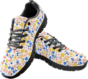 Womens Sports Tennis Shoes Running Causal Shoe Teen Girls Outdoor Travel Sneakers Walking Low Heel Lace up Breathable Lightweight