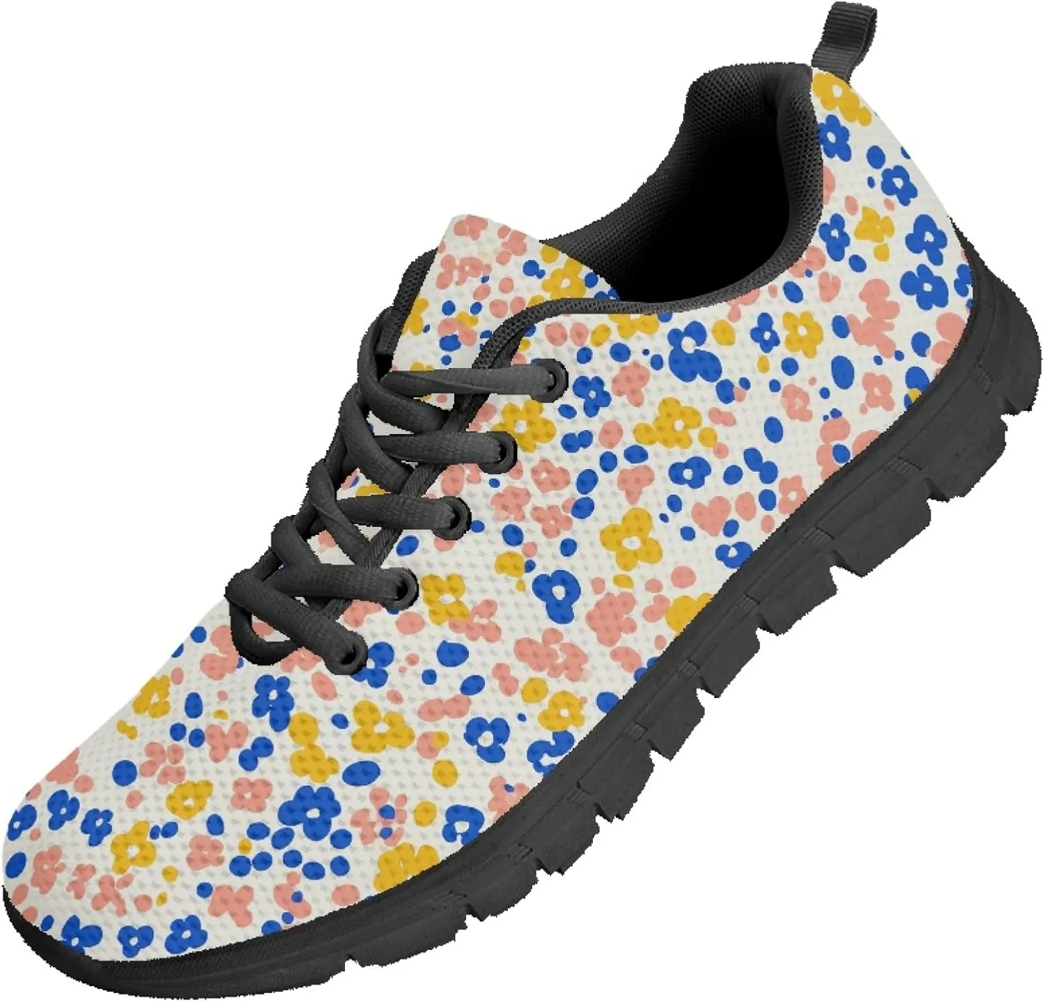 Womens Sports Tennis Shoes Running Causal Shoe Teen Girls Outdoor Travel Sneakers Walking Low Heel Lace up Breathable Lightweight