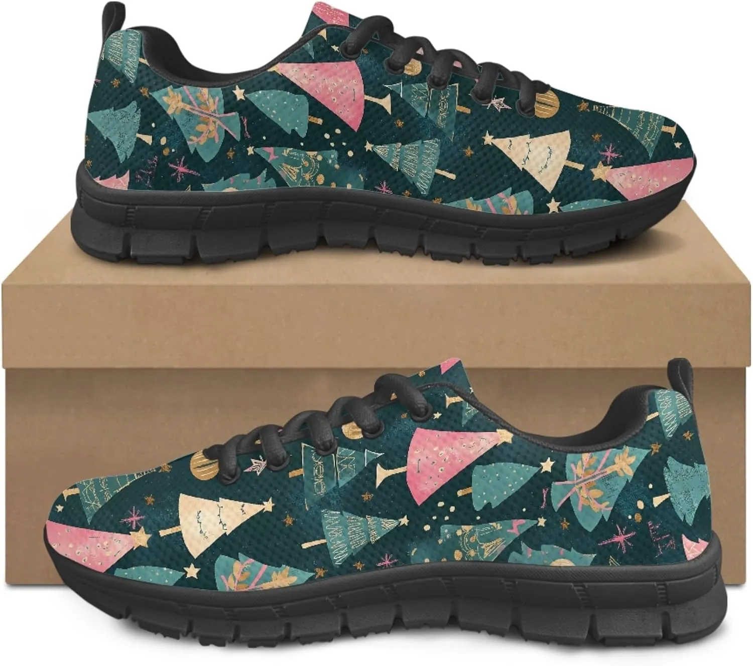 Womens Sports Tennis Shoes Running Causal Shoe Teen Girls Outdoor Travel Sneakers Walking Low Heel Lace up Breathable Lightweight