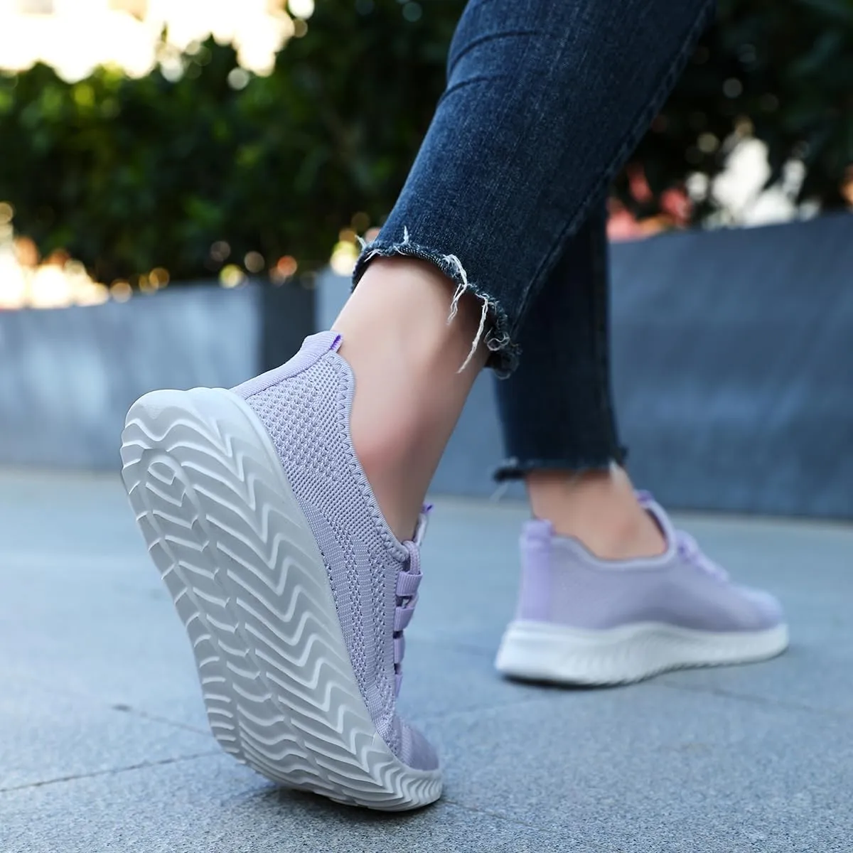 Womens Walking Shoes Casual Slip On Tennis Running Shoes Lightweight Breathable Non Slip Workout Athletic Gym Cross Training Sneakers
