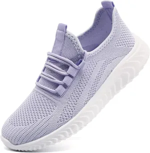 Womens Walking Shoes Casual Slip On Tennis Running Shoes Lightweight Breathable Non Slip Workout Athletic Gym Cross Training Sneakers