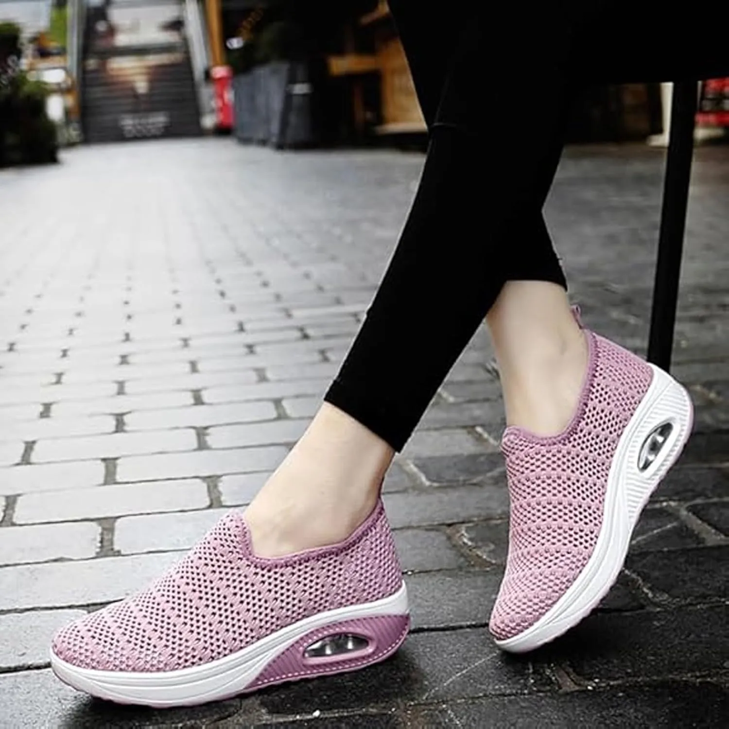 Women's Woven Orthopedic Breathable Soft Diabetic Shoes with Arch Support Anti-Skid Sports Shoes 2025 New