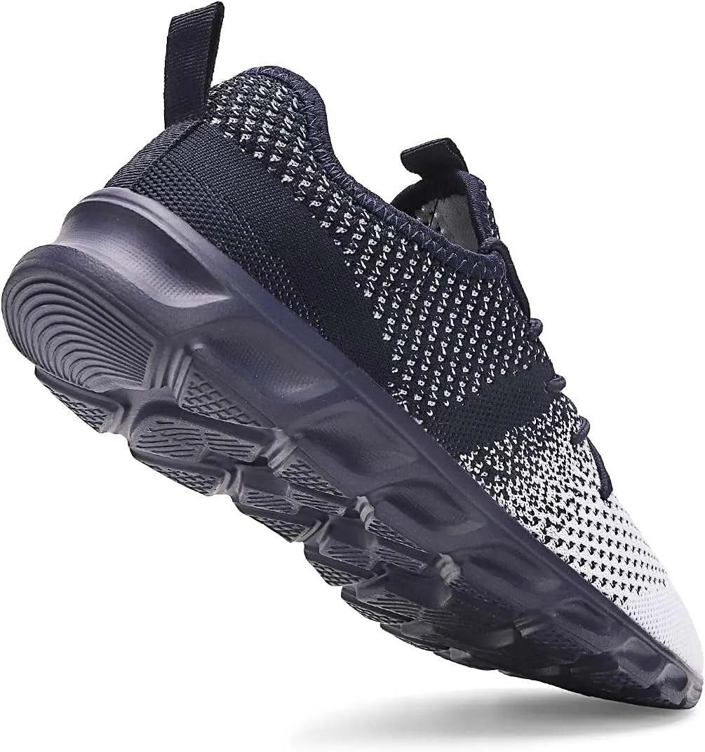WYGRQBN Mens Tennis Gym Shoes Running Lightweight Breathable Shoes Casual Sneakers
