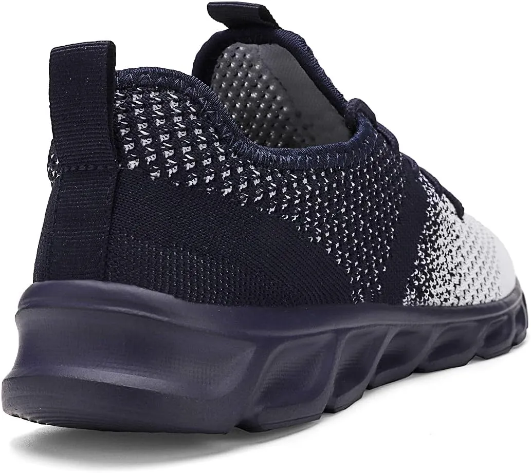 WYGRQBN Mens Tennis Gym Shoes Running Lightweight Breathable Shoes Casual Sneakers